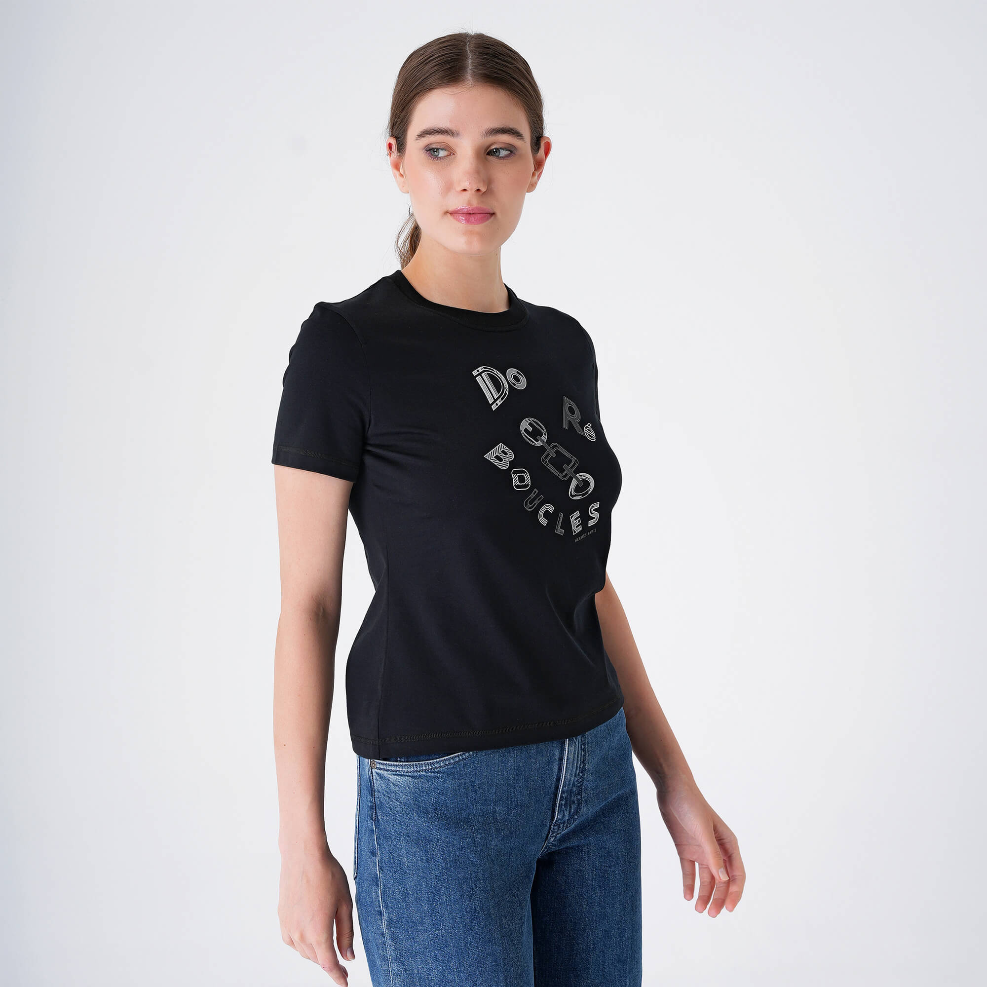 Hermes - Black Do Re Boucles 2024 Tshirt